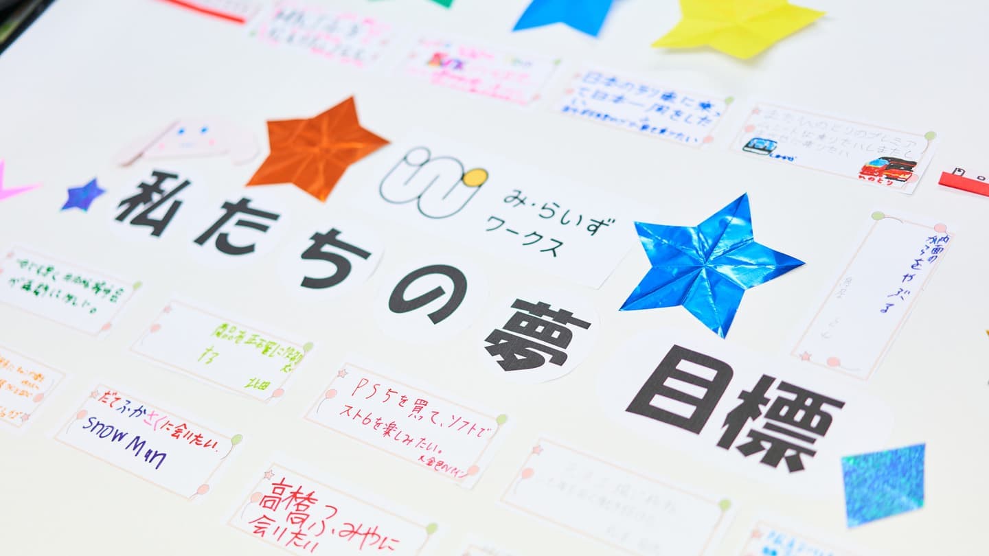 就職した卒業生の様子