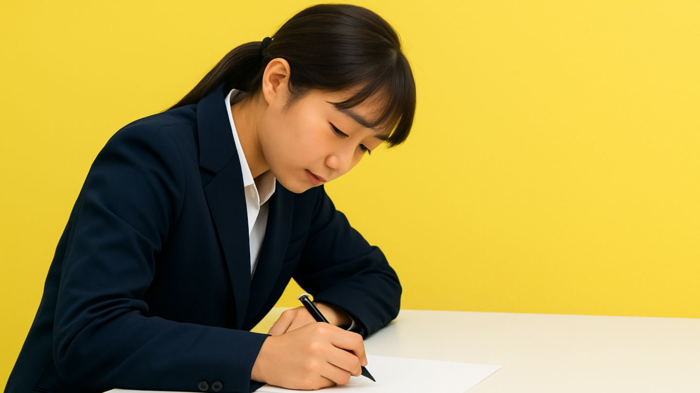 自己診断に取り組む様子